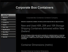 Tablet Screenshot of corporatebox.ediy.co.nz